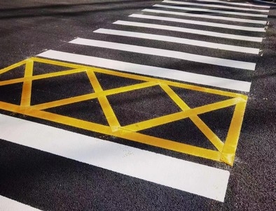 榆林榆林园区交通标线施工